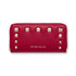 Portafoglio rosso con borchie a piramide Swish Jeans Egla, Borse e accessori Donna, SKU b541000447, Immagine 0